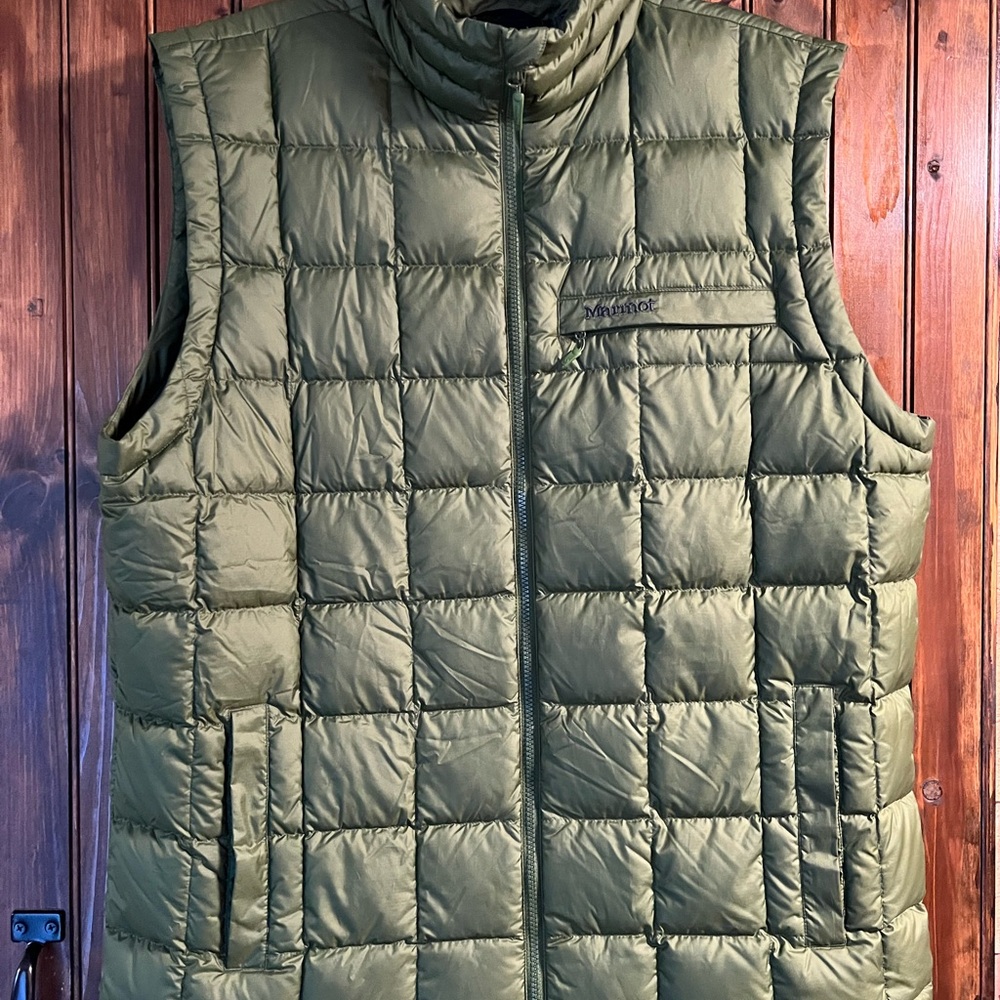Marmot Men's Forest Green Quilted Vest